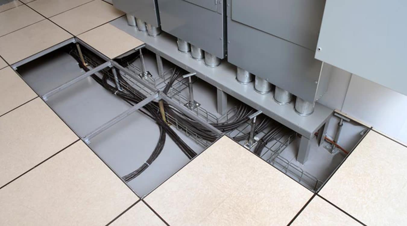 in-floor wiring